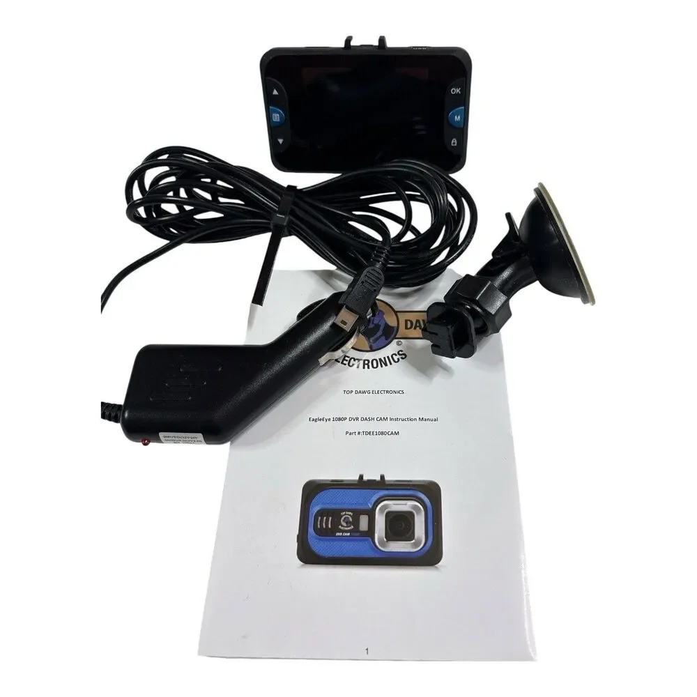 Eagle Eye 1080P DVR Dash 120 Degree Camera Top Dawg with 8 GB SD and G-Sensor